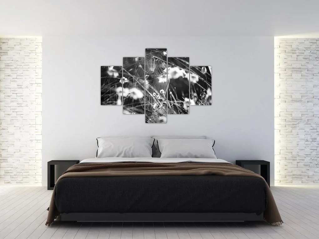 Tablou - Pânza de păianjen în pajiște (150x105 cm)