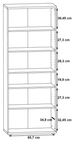 Comodă/pantofar SIMO, alb/gri beton