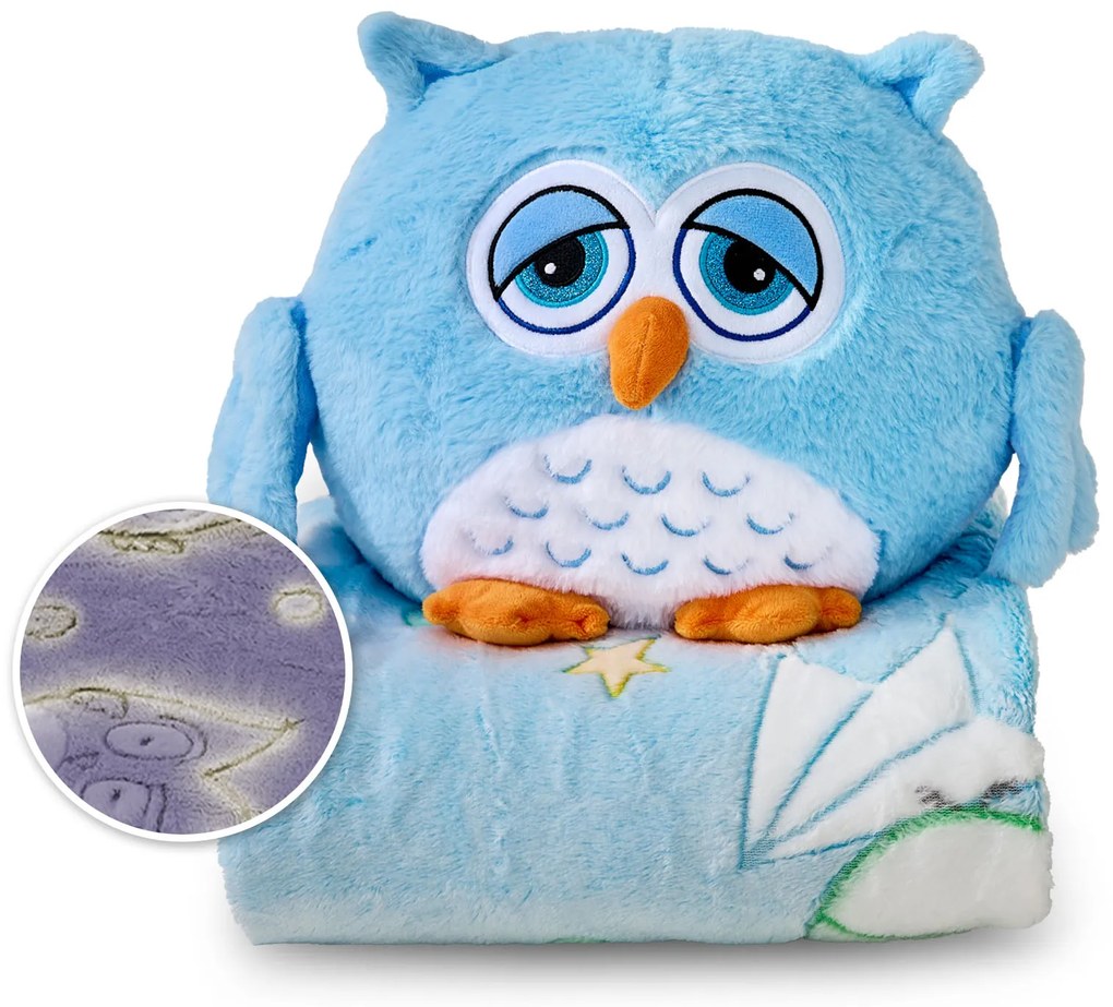 Bufnițele Expresive Dormeo Warm Hug Albastru