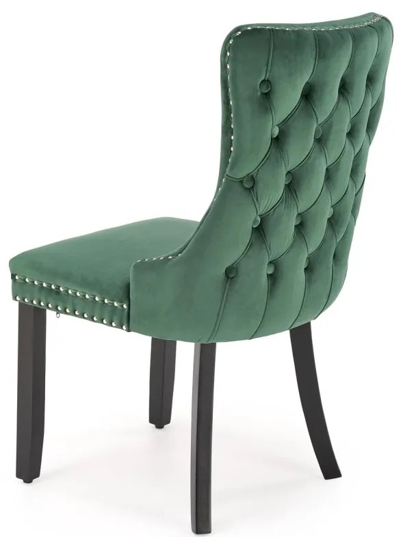Scaun Alda velvet verde inchis H95 cm