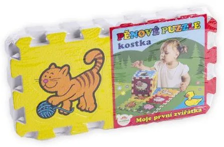 Puzzle din spumă - Primele mele animale 15x15x1,2cm, 6buc MPZ