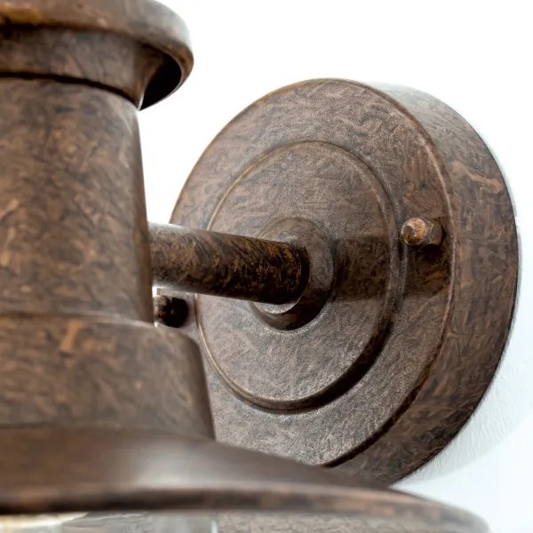 Lampă de perete de exterior Orion AL 11-1205 LEONIE 1xE27/60W/230V IP44 bronz