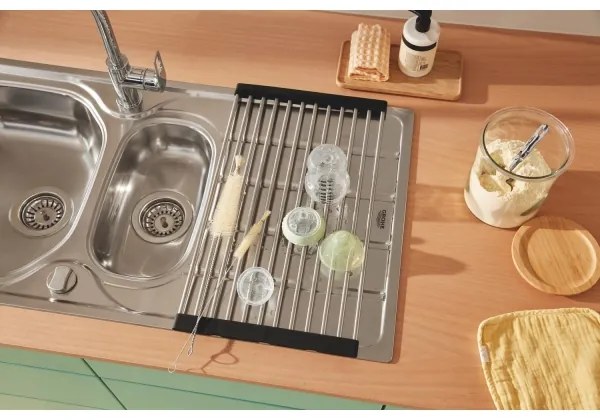 GROHE 40856SD0 - Tavă de scurgere 450 × 348 mm, inox periat