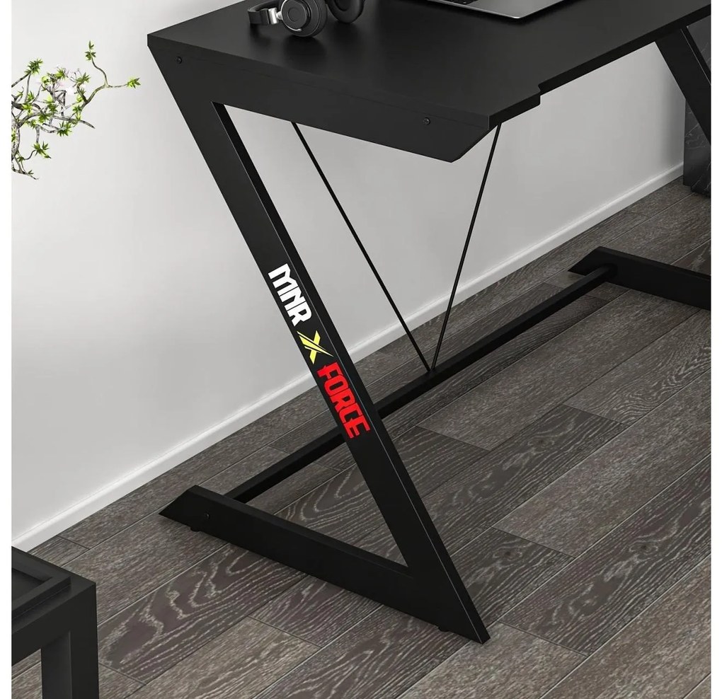 Masă gaming Nudupa (negru) . 1093835