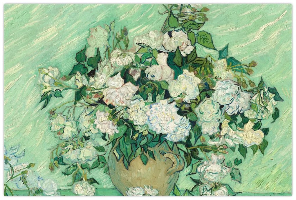Tablou - Vincent van Gogh, Roses, reproducere (90x60 cm)