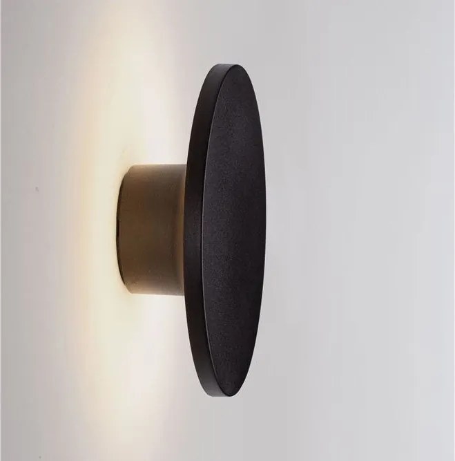 Aplica lumina ambientala pentru fatade IP65 ELLUX negru 16cm