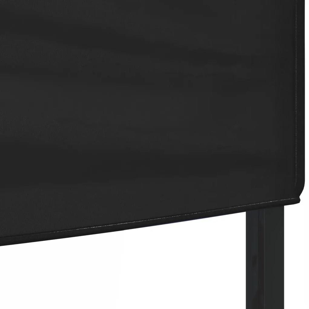 Cort pliabil pentru petrecere, negru, 2x2 m Negru, 2 x 2 m