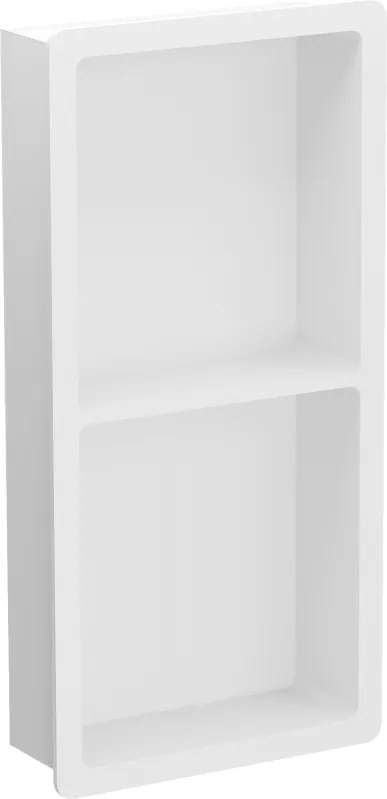 Mexen X-Wall-K raft de nișă din conglomerat 62,2 x 30,7 cm, alb - 1900623010