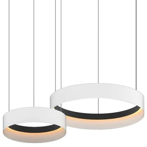 Lustră LED pe cablu ORBITA LED/72W/230V alb/negru