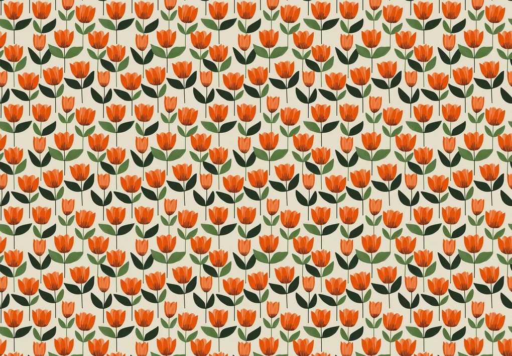 Fototapet - Model cu lalele (147x102 cm)