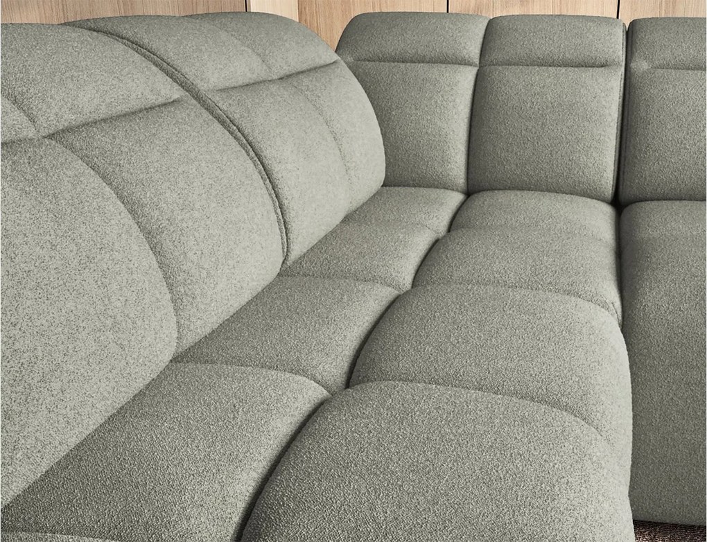 Colțar lemn masiv Falconn extensibil Personalizabil, 258 × 208 × 107 cm - Stânga