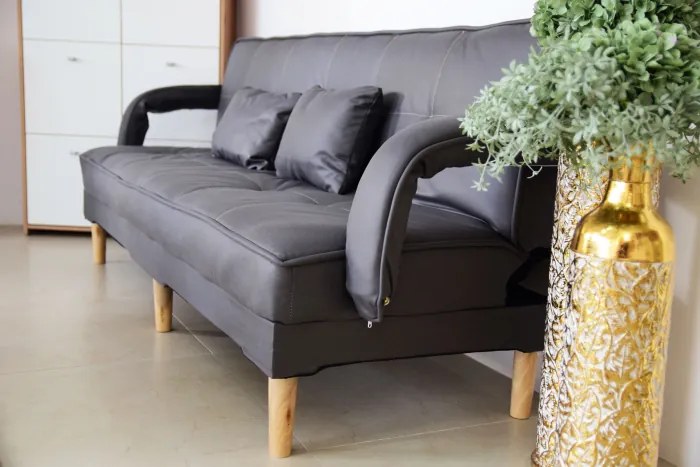 Canapea Clara 200x78x62 cm Rabatabila Stofa Turcoaz