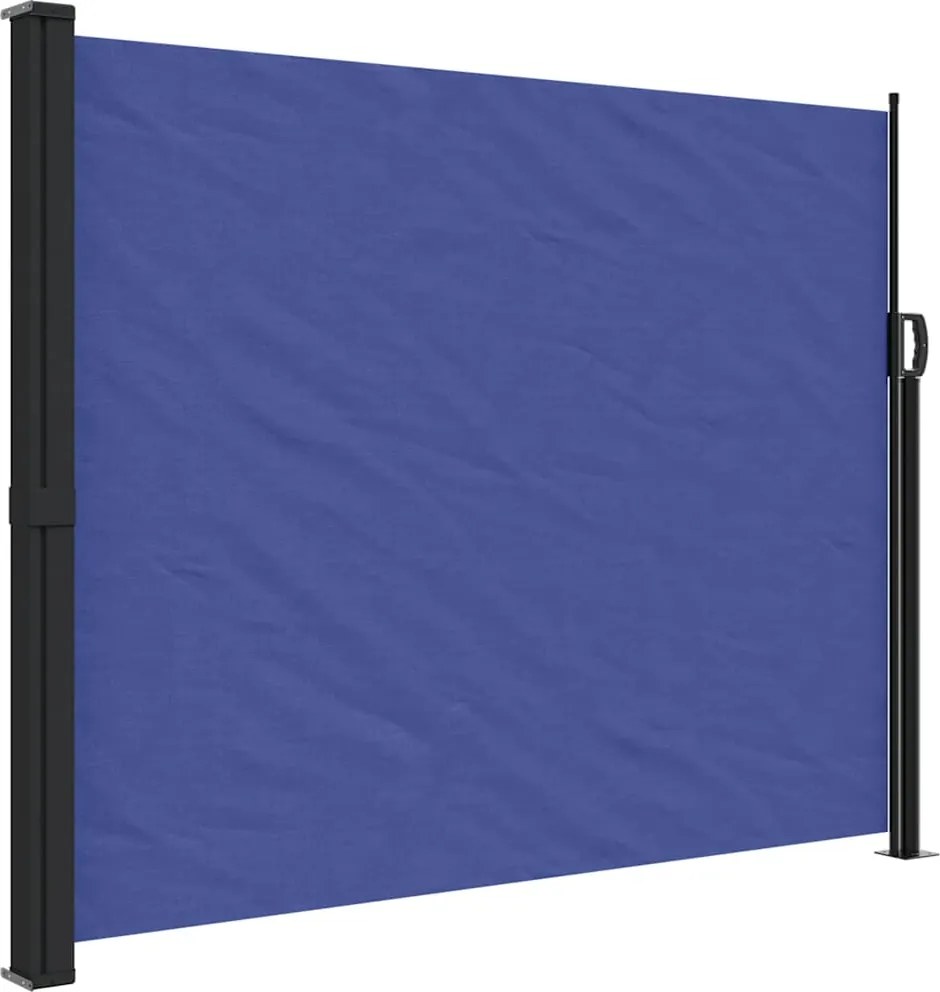 vidaXL Copertina laterală retractabilă, albastru, 160x500 cm