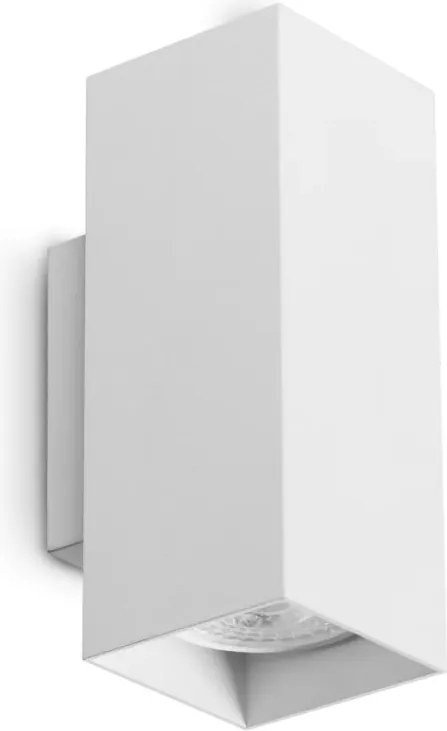 Aplica de perete LOOK AP2 SQUARE D60 H150 BIANCO