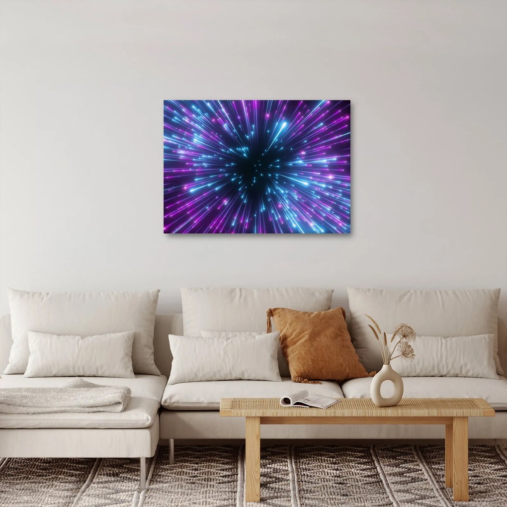 Tablou - Spațiu neon (70x50 cm)