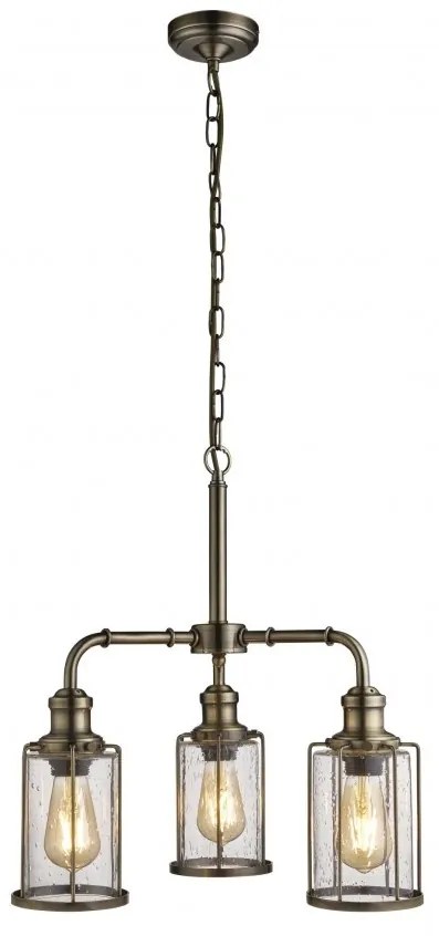 Lustra rustica design traditional Pipes 3L 1163-3AB SRT