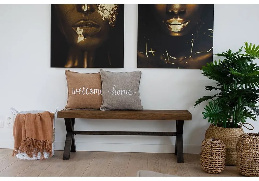 Pernă decorativă Tiseco Home Studio Damian W, 45 x 45 cm, maro