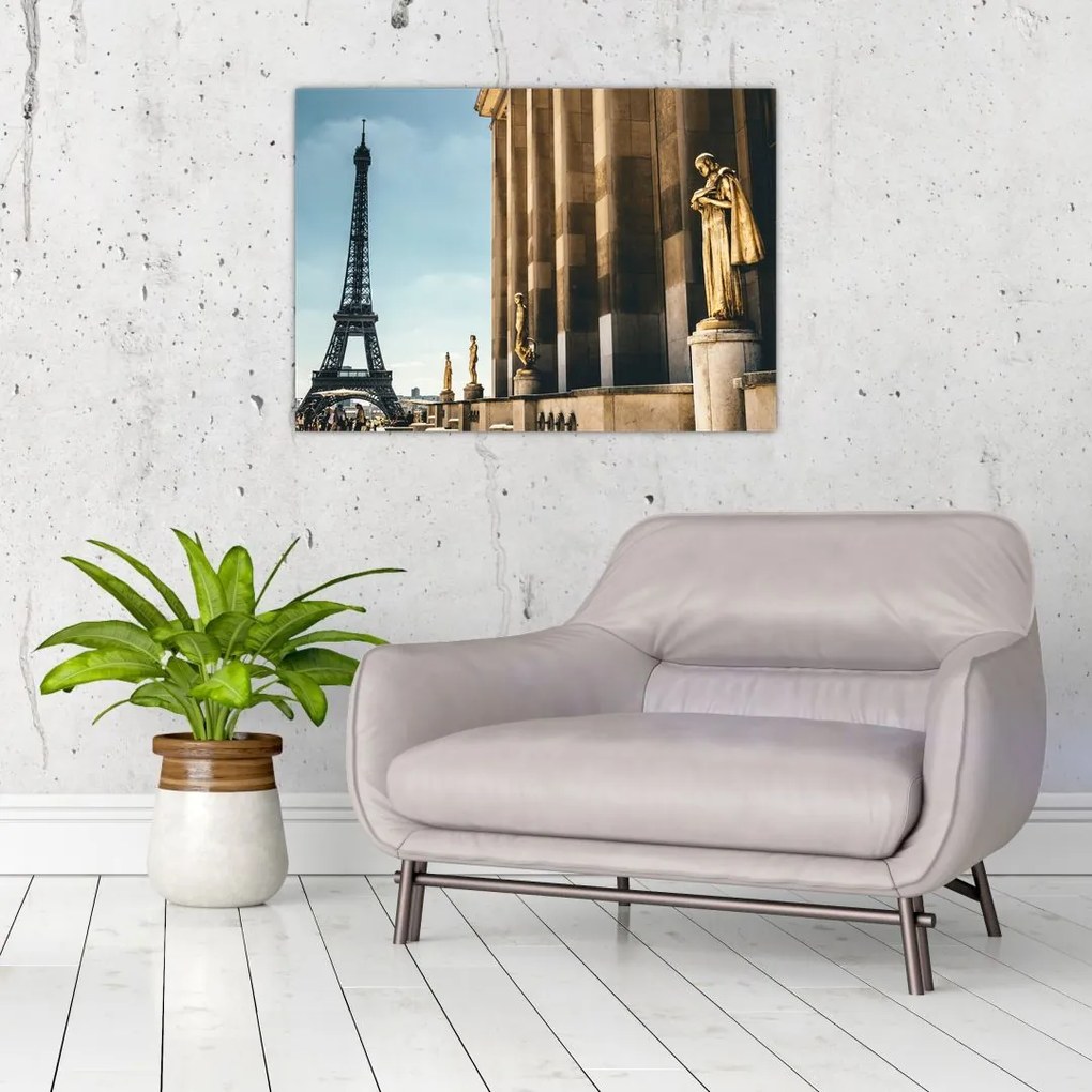 Tabou din piața Trocader, Paris (70x50 cm)