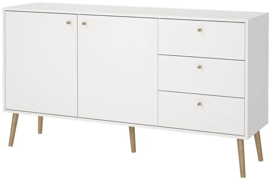 Comodă albă joasă 149x82 cm Bodo – Tvilum