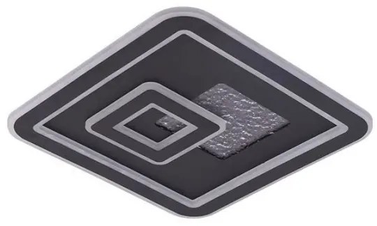 Plafonieră LED dimabilă LED/110W/230V negru + telecomandă