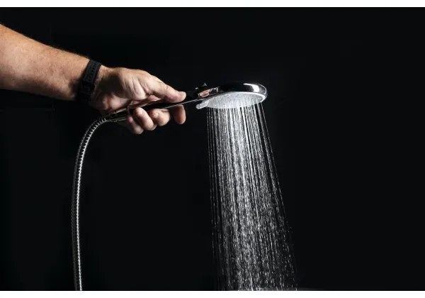 Sapho - Duș de mână cu funcție de clătire, crom lucios