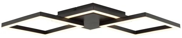 Brilliant - Plafonieră LED JORVIC LED/21W/230V 28x61,5 cm neagră