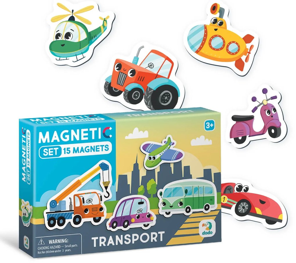 SET MAGNETI - MIJLOACE DE TRANSPORT - DODO (DO200260)