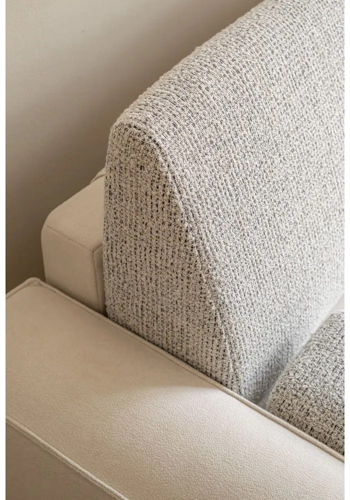 Canapea bej extensibilă 237 cm Wilson – Miuform