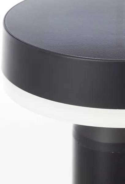 Lampă LED solară cu senzor Brilliant MAGUA LED/4W/3,7V 50,2 cm IP44 negru