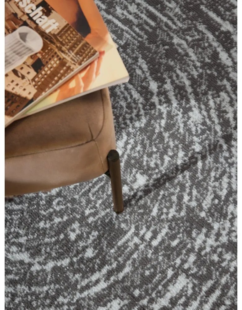 Covor gri-crem rotund ø 160 cm Gloria Cavallo – Hanse Home