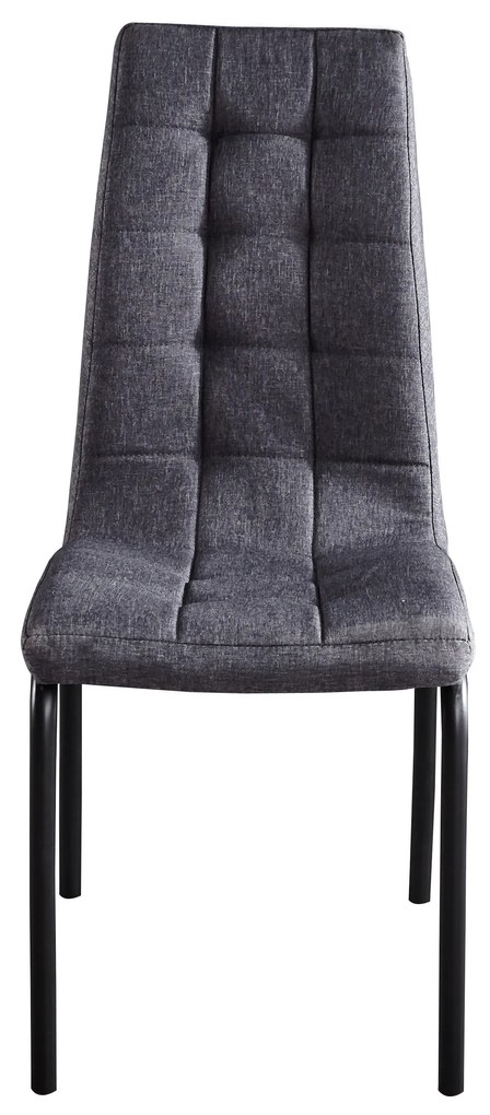 Set 2 scaune tapitate gri inchis