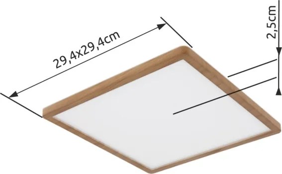 Plafonieră LED dimabilă pentru baie SAPANA LED/18W/230V IP44 Globo 41563-18WW