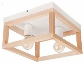 Plafoniera rustica 2 becuri E27 Villy 45993 Lamkur