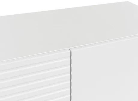 Comodă Sarlana 1D3SZ (Alb + Negru) . Promo -17%. 1103680