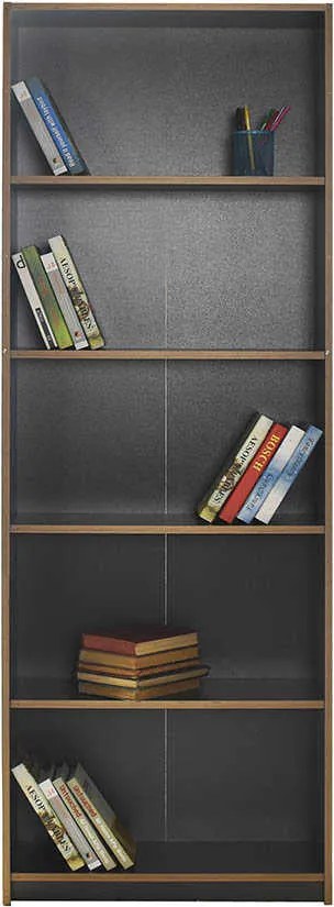 Biblioteca Adore Modern, 5 rafturi, 64x182x26 cm