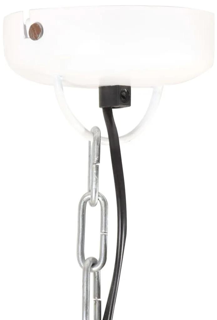 Lampa suspendata industriala, alb, 42 cm, mango, E27, rotund Alb, 42 cm, 1, 1