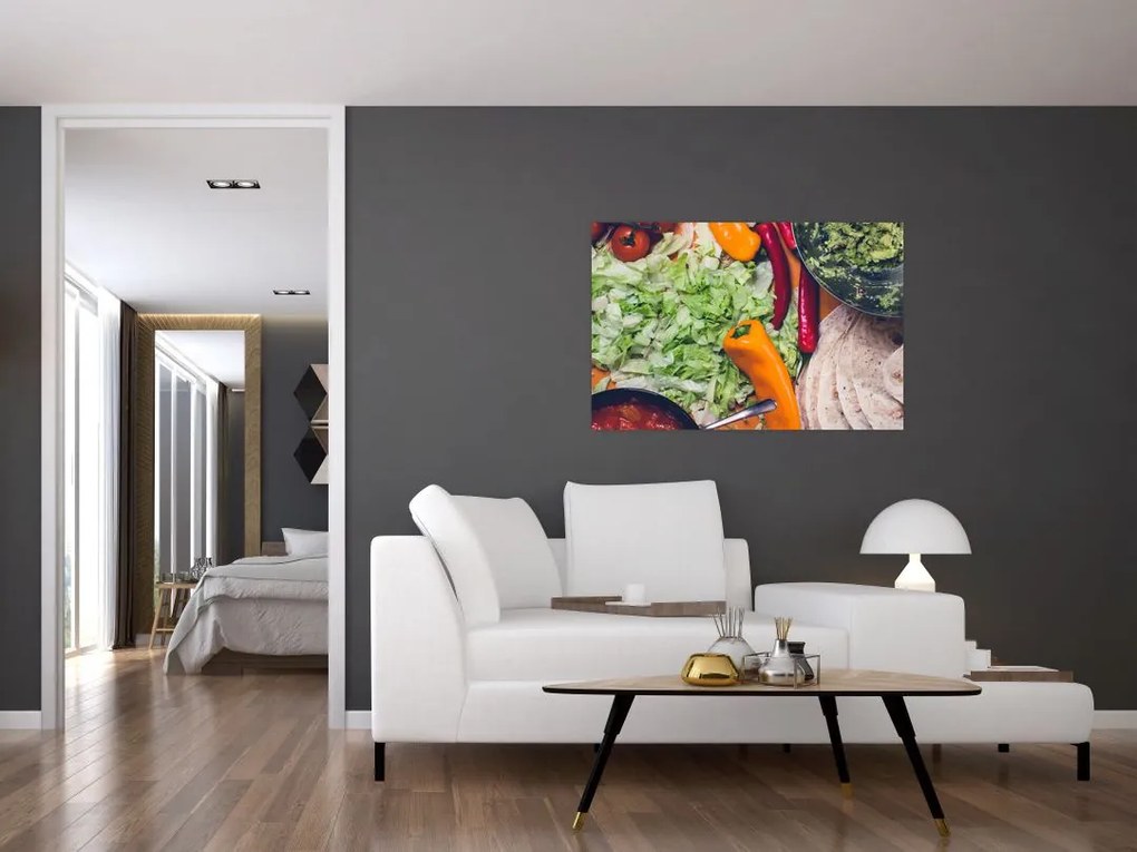 Tablou cu legume (90x60 cm)