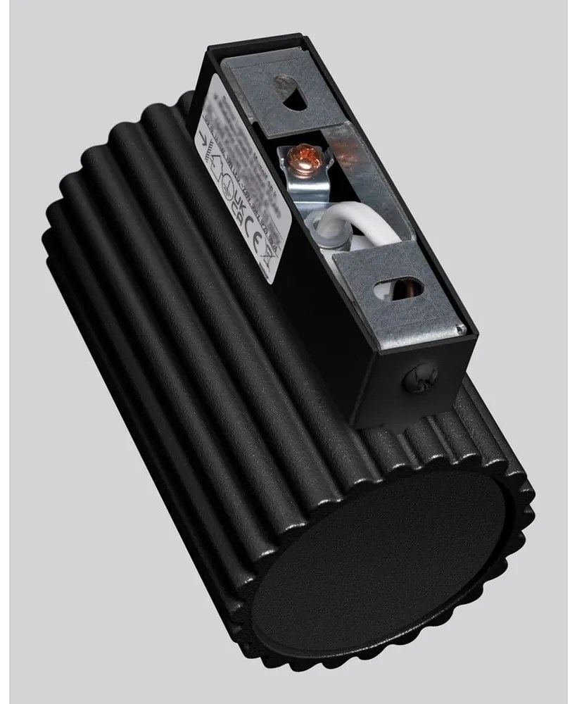 Aplică de perete neagră Gleam – Sollux