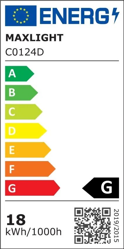 Plafoniera LED dimabila design modern LINEAR, 4000K alb C0124D MX