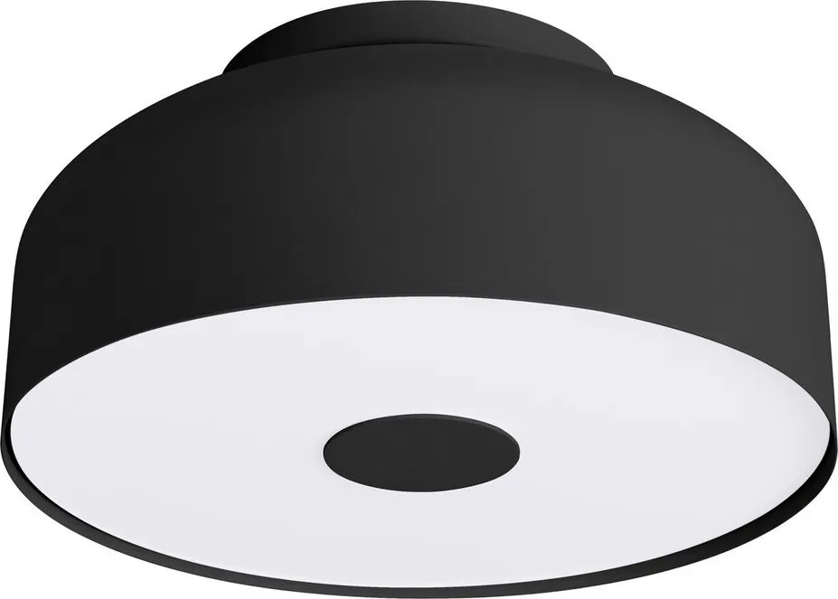 Plafonieră neagră ø 30 cm Blacko – Sollux