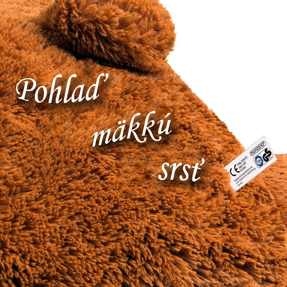 Monzana Urs mare de pluș BENY, 100cm, maro