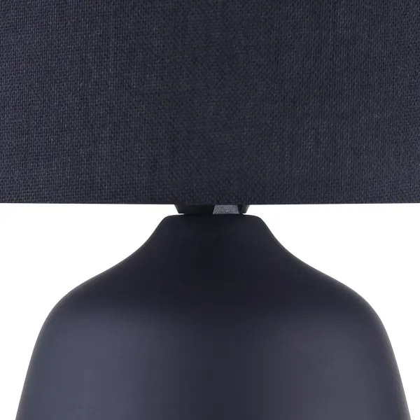 Brilliant - Lampă de masă AUREA 1xE14/20W/230V neagră