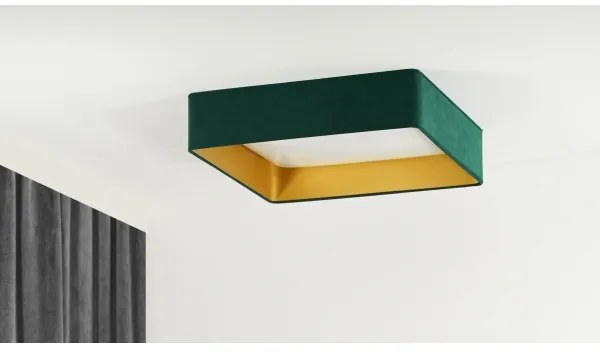 Brilagi-LED Corp de iluminat LED dimabil VELVET SQUARE/36W/230V Wi-Fi Tuya+telecomandă, verde