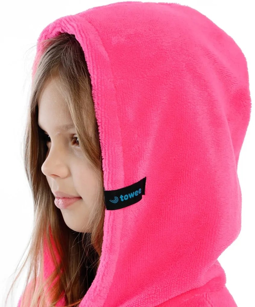 Towee Surf poncho MONO Bubblegum roz , 60 x 90 cm, 60 x 90 cm
