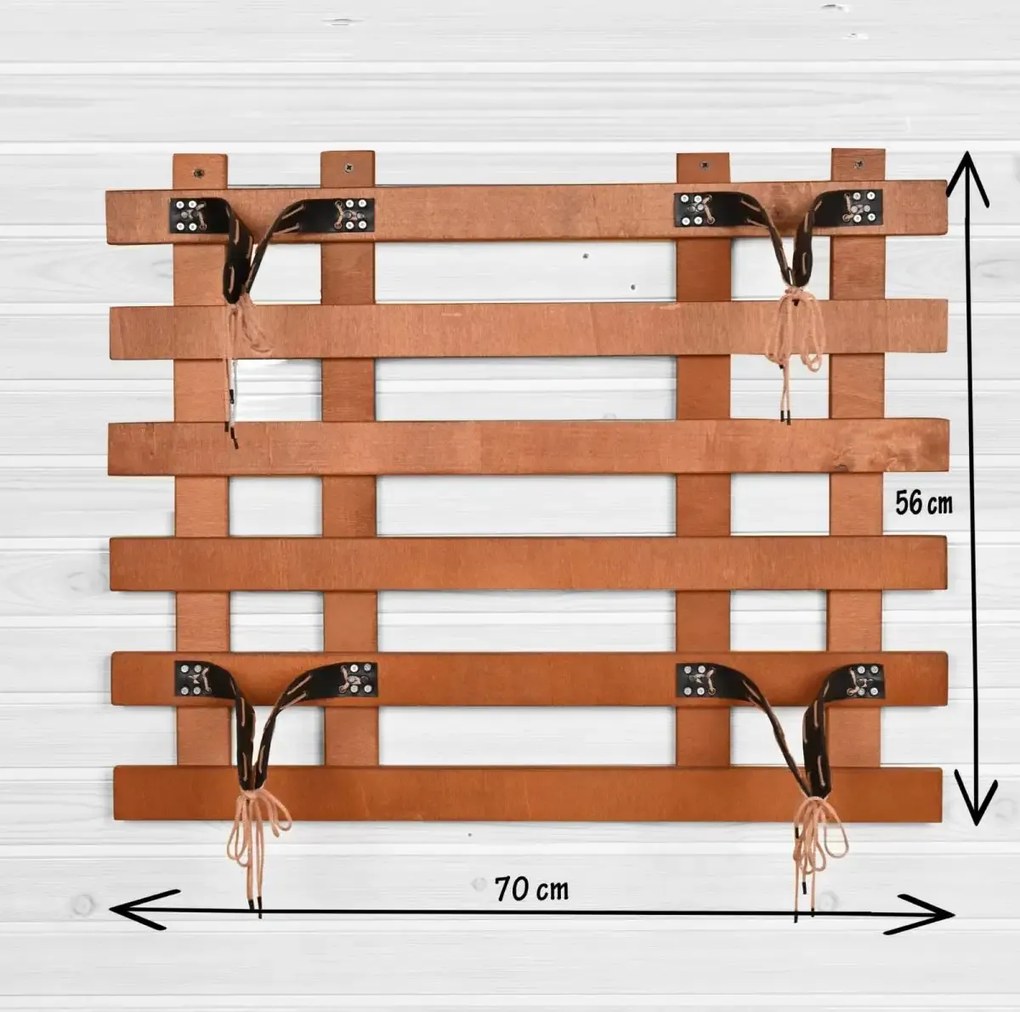Raft flori Porto Homs 72 X 52 X 8 cm, maro