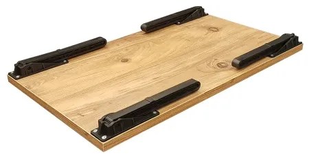 Măsuță pentru pat GUSTO 24,5x60 cm bej/neagră