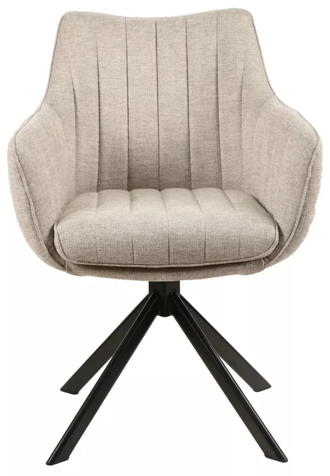 Scaun rotativ Azalia bej deschis/negru Brego31