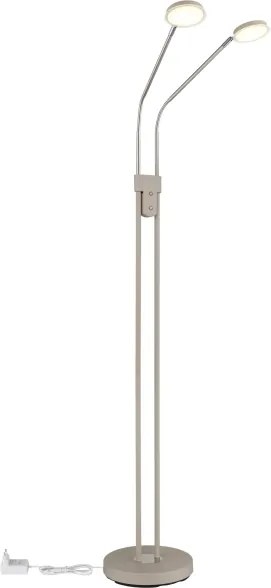 Globo 58504-2SSA-LED cu dimmer Lampă de podea SILVIO 2x6,5W/230V 2700/3350/4000K bej