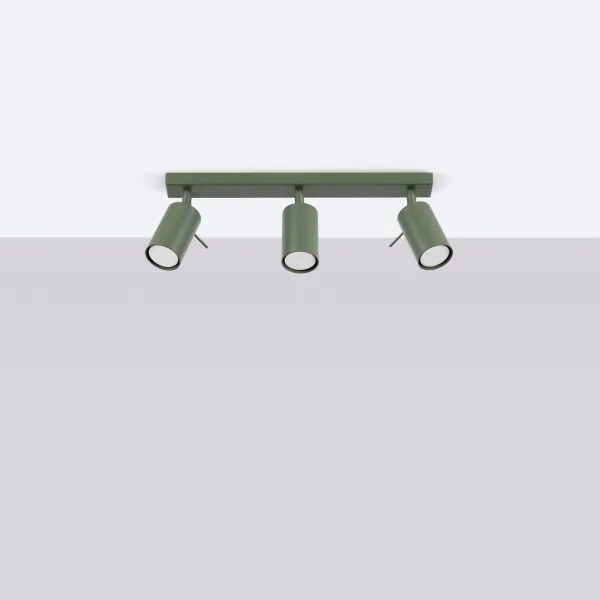 Spot Sollux SL.1502 RING 3xGU10/10W/230V verde