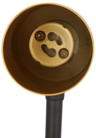 Lampă de perete TINA 1xGU10/15W/230V neagră/aurie